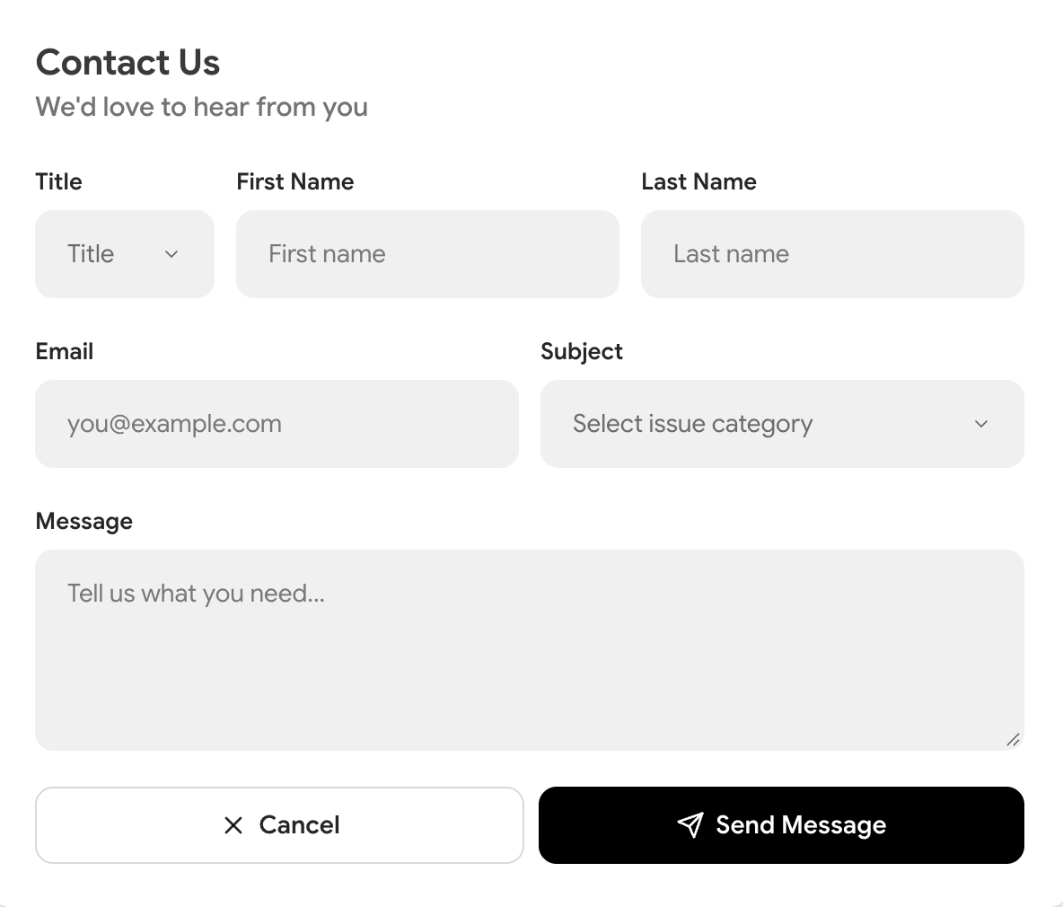 Contact Form