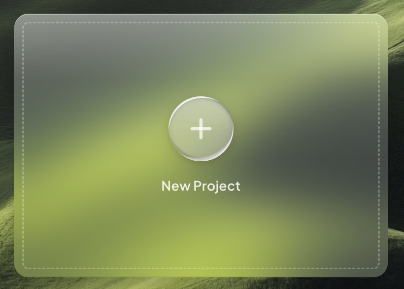 New Project Card