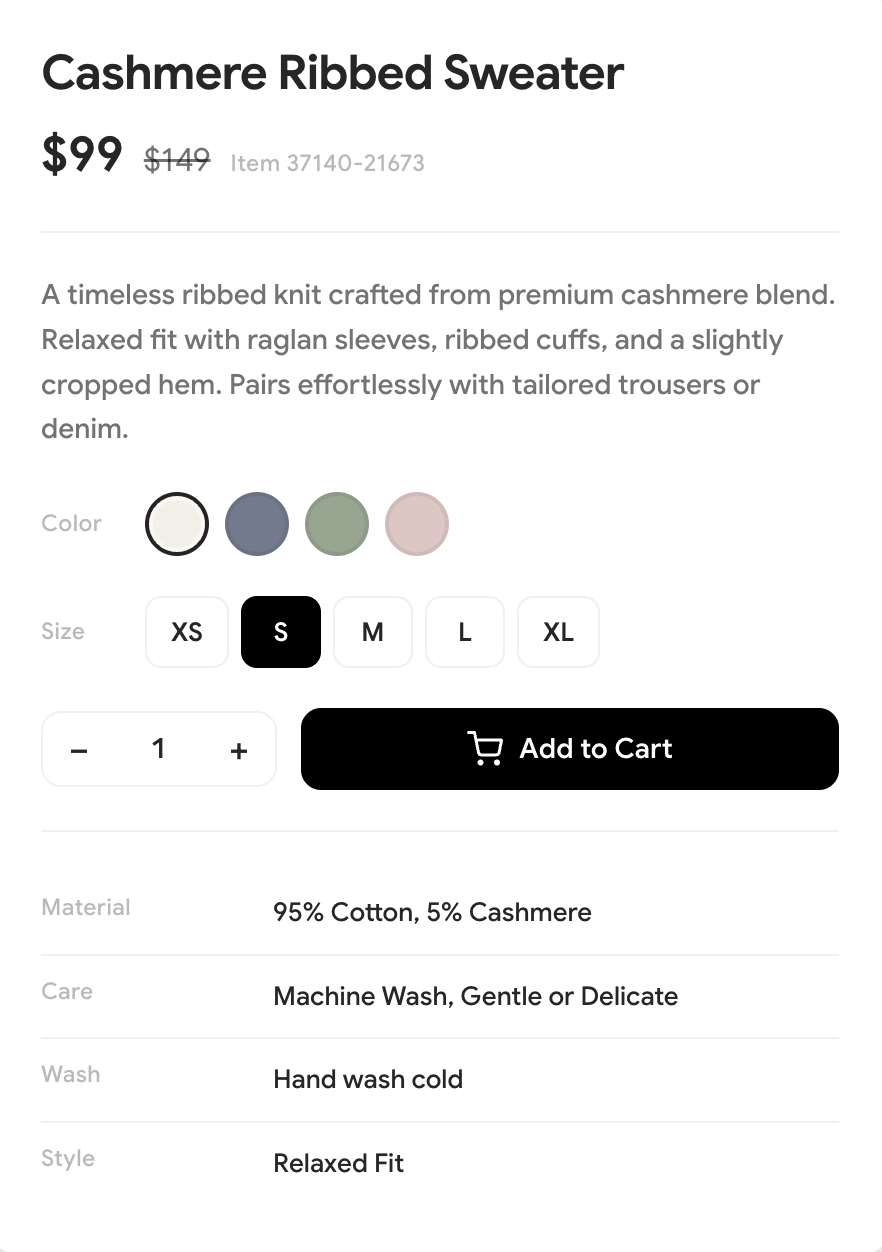 Product Info