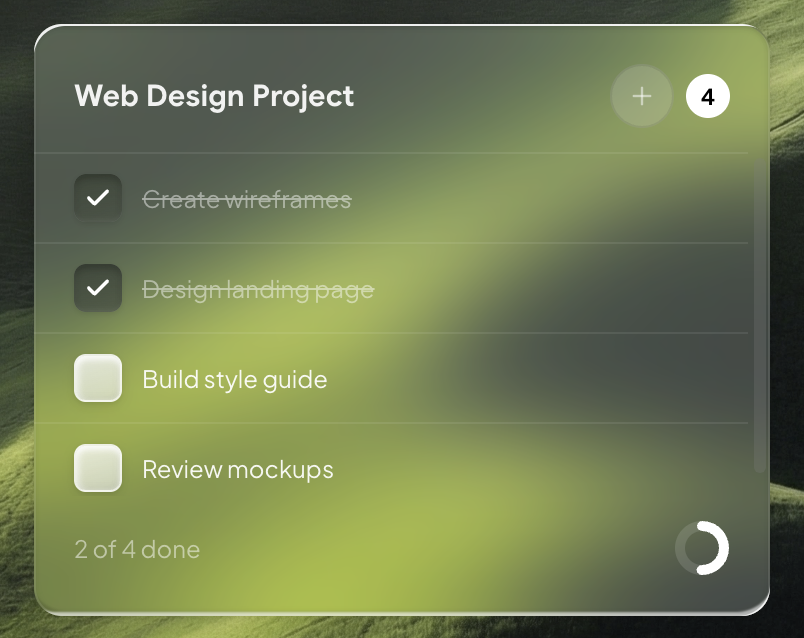 Web Design Card